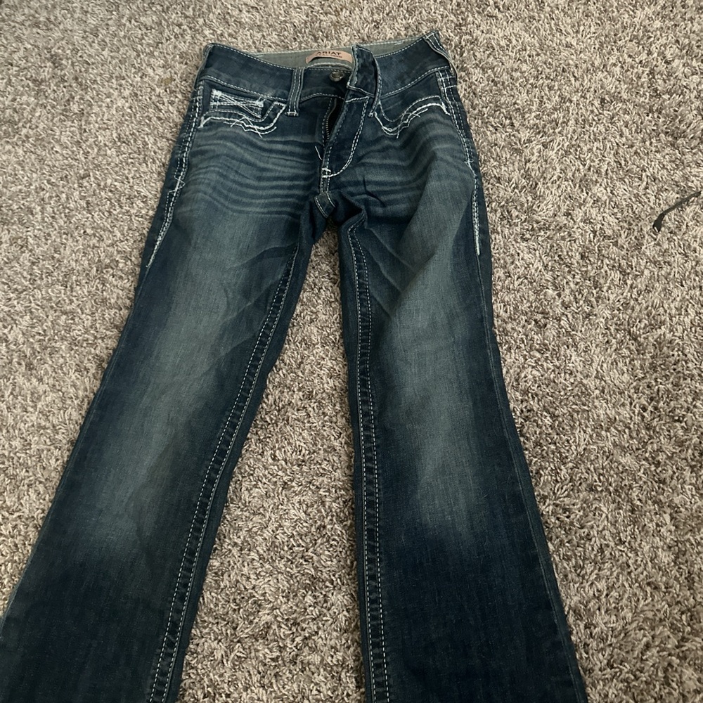 Ariat women’s dark wash boot cut jeans